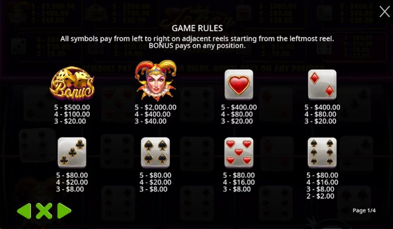 Disfruta Jugando Joker Jewels Dice Gratis en Argentina sin Complicaciones